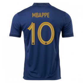 Maillot de Foot France Mbappé 10 Domicile Coupe du monde 2022